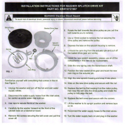 -- POLEAS PARA LAVADORA WHIRLPOOL